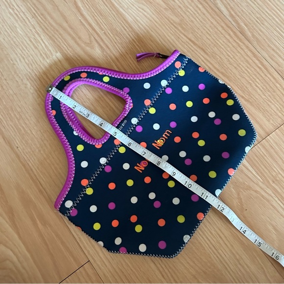 Lands’ End Kids Polka Dot Nom Nom Lunch Bag - Picture 5 of 10